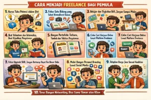 cara menjadi freelance bagi pemula dan hal yang perlu dihindari