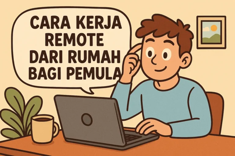 cara kerja remote dari rumah bagi pemula