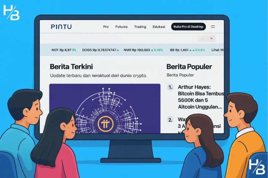 fiitur yang menyediakan berita crypto paling update