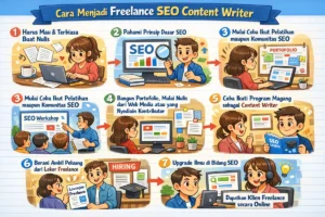 cara menjadi freelance seo content writer