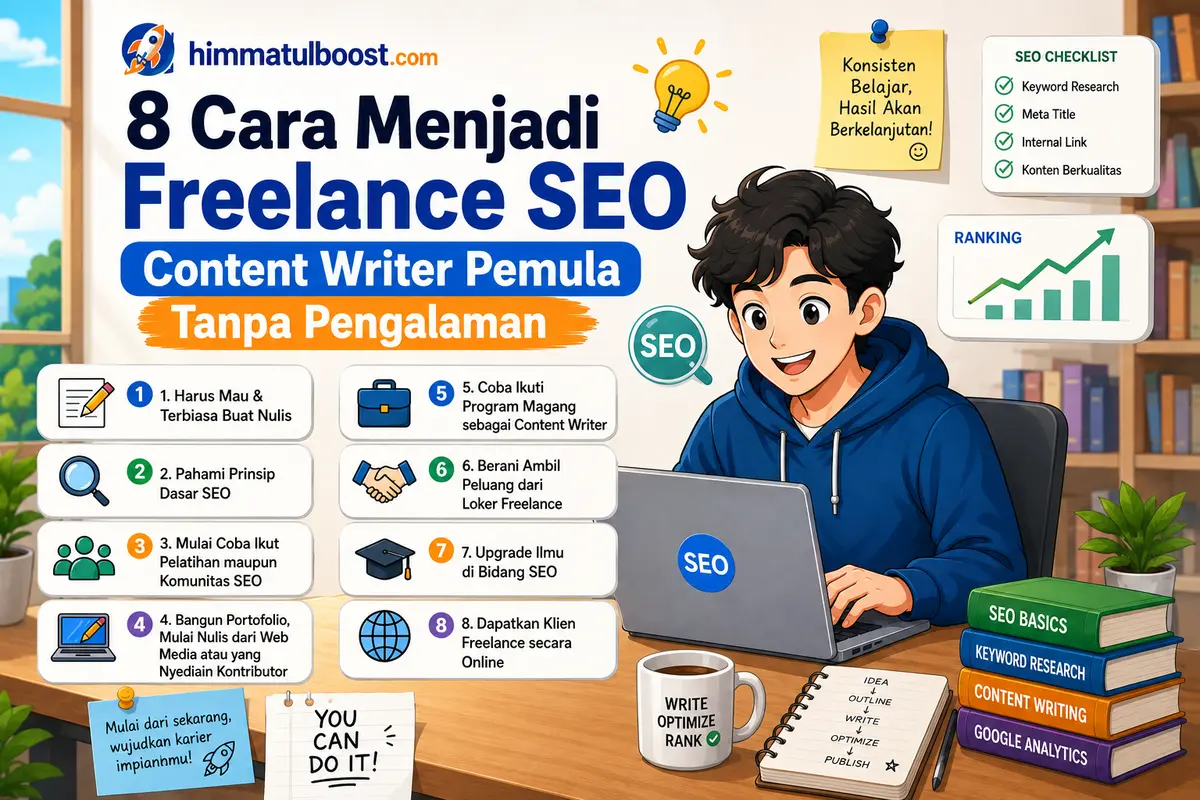 cara menjadi freelance seo content writer pemula